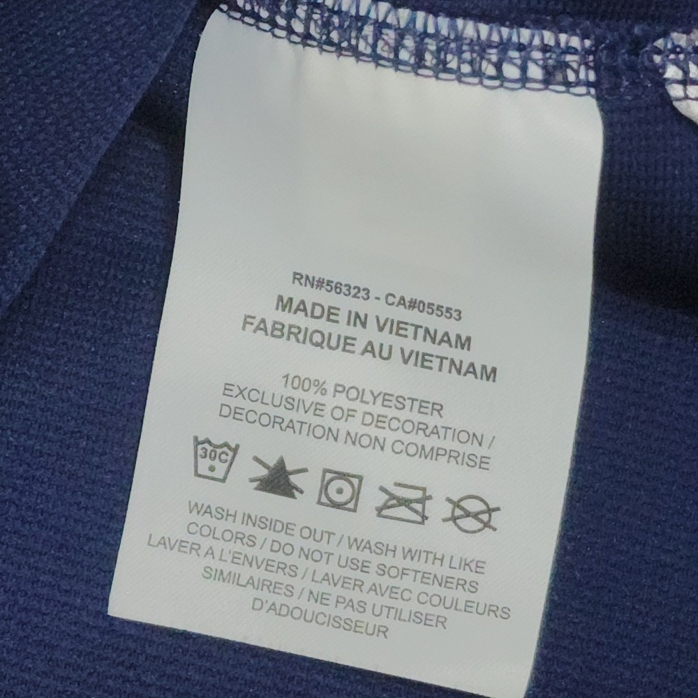 Nike Golf Mens XL Extra Large Dri Fit Navy Blue The Glenlivet Whisky Polo Shirt - Picture 6 of 9